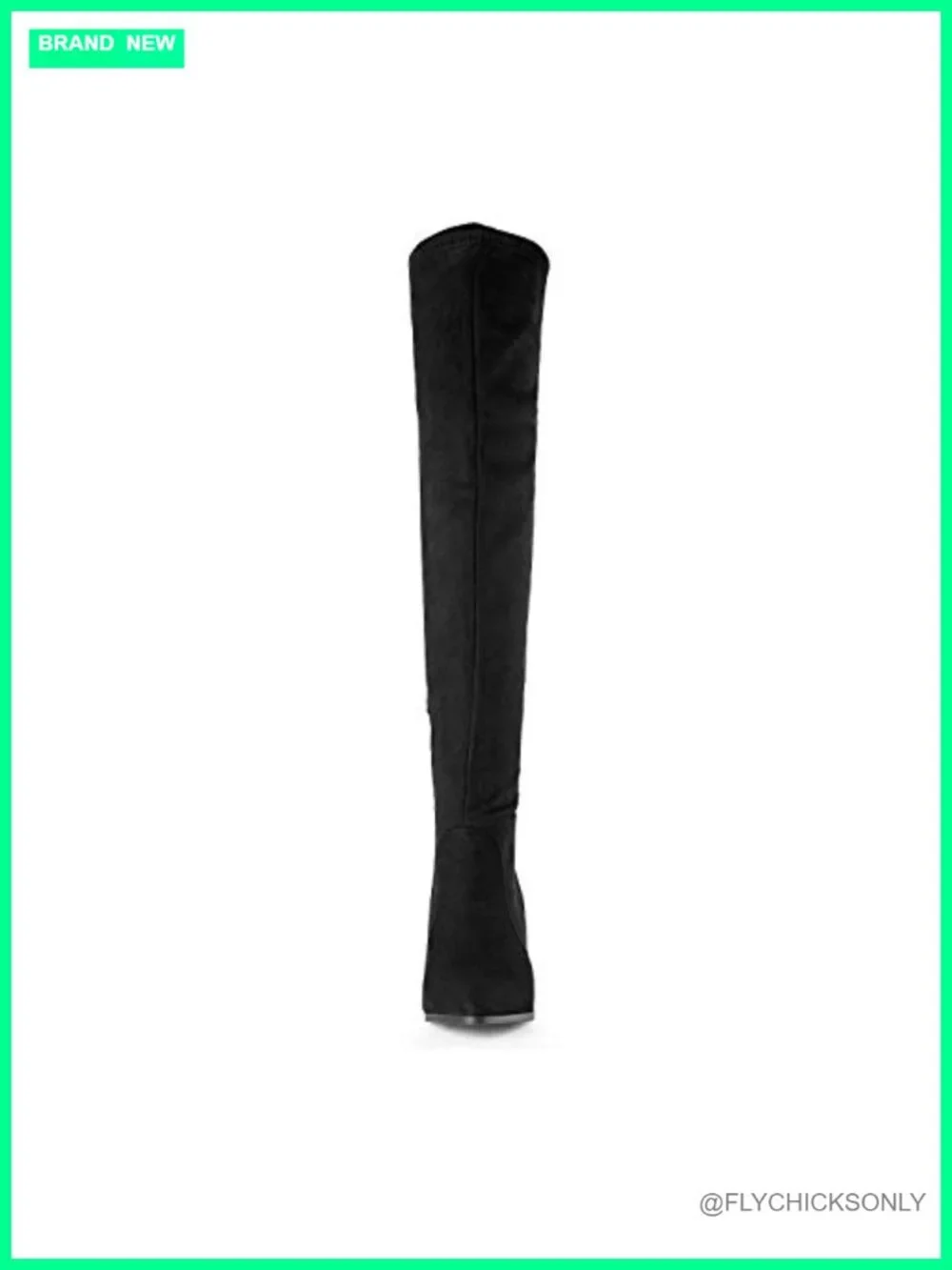 Women's Thigh High Over the Knee Stretch Boots Pointed Toe Block Heel
